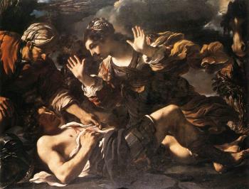 圭爾奇諾 Ermina Finds the Wounded Tancred 圭爾奇諾 Ermina Finds the Wounded Tancred